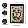 Evergreen Flag Cambridge Chic Letter H Monogram Applique Garden Flag - 12.5" Wide X 18" High 1 Evergreen Flag Cambridge Chic Letter H Monogram Applique Garden Flag - 12.5" Wide X 18" High -Evergreen Store GUEST 01671bce ce6e 4352 8a1b cbbe80cf7d3e