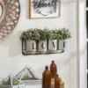 Evergreen Galvanized Metal Wall Pockets "LOVE" -Evergreen Store GUEST 045d7844 1497 4099 8f9f 5f8e9fef4917