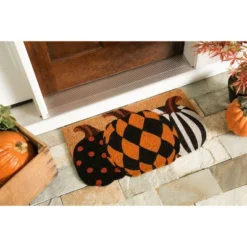 Evergreen Pattern Pumpkins Shaped Indoor Outdoor Natural Coir Doormat 1'6"x2'6" Multicolored 8 Evergreen Pattern Pumpkins Shaped Indoor Outdoor Natural Coir Doormat 1'6"x2'6" Multicolored -Evergreen Store GUEST 074639e6 830b 46f2 8ff6 541fc05a4112