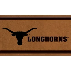 Evergreen University Of Texas Logo Turf Mat, Brown- 28 X 16 Inches Indoor Outdoor Doormat