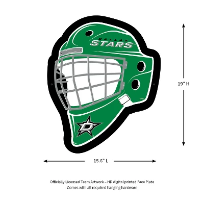 Evergreen Ultra-Thin Edgelight LED Wall Decor, Helmet, Dallas Stars- 15.6 X 19 Inches Made In USA 3 Evergreen Ultra-Thin Edgelight LED Wall Decor, Helmet, Dallas Stars- 15.6 X 19 Inches Made In USA