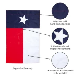 Evergreen Flag Texas State Flag House Applique Flag -Evergreen Store GUEST 0ceb9bd4 371d 46ee a3c6 8e33df25741d