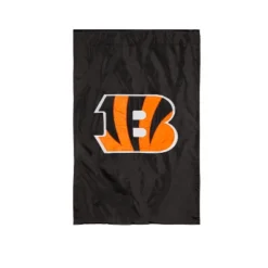 Evergreen NFL Cincinnati Bengals Applique House Flag 28 X 44 Inches Outdoor Decor For Homes And Gardens