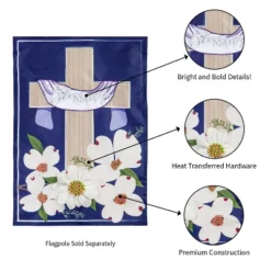 Evergreen Dogwood Blessings Garden Applique Flag 12.5 X 18 Inches Indoor Outdoor Decor -Evergreen Store GUEST 15cbb83d 6cac 4ba5 9024 8fce826ec959