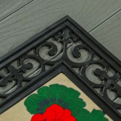 Evergreen Black Fleur Scroll Sassafras Floor Mat Indoor Outdoor Rubber Tray 18"x30" Fits Sassafras Inserts 10"x22" Black 12 Evergreen Black Fleur Scroll Sassafras Floor Mat Indoor Outdoor Rubber Tray 18"x30" Fits Sassafras Inserts 10"x22" Black -Evergreen Store GUEST 177be4a7 a902 4a36 9585 a9fd20853b4e