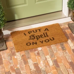 Evergreen 16 X 28 Halloween Greeting Coir Mat, I Put A Spell On You For Indoor And Outdoor Decor -Evergreen Store GUEST 1a38fd44 3d56 4090 8d3f aaab17a44df4