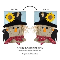 Evergreen Scarecrow Season Burlap Garden Flag, 12.5 X 18 Inches -Evergreen Store GUEST 1b0e6b7d 212e 4410 ab1a 844372cadda6