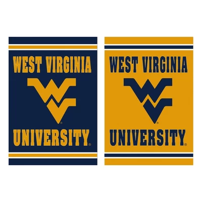 Evergreen Embossed Suede Flag, GDN Size, West Virginia University 3 Evergreen Embossed Suede Flag, GDN Size, West Virginia University