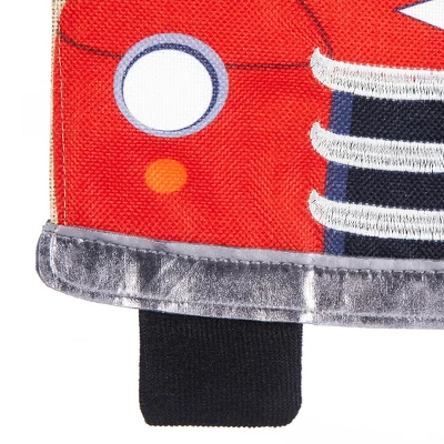 Evergreen Red Truck Flowers Garden Burlap Flag 12.5 X 18 Inches Indoor Outdoor Decor 5 Evergreen Red Truck Flowers Garden Burlap Flag 12.5 X 18 Inches Indoor Outdoor Decor - Image 3