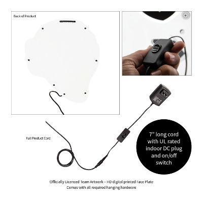 Evergreen Ultra-Thin Edgelight LED Wall Decor, Helmet, Buffalo Sabres- 15.6 X 19 Inches Made In USA 4 Evergreen Ultra-Thin Edgelight LED Wall Decor, Helmet, Buffalo Sabres- 15.6 X 19 Inches Made In USA - Image 2