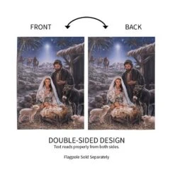 Evergreen A Savior Is Born Garden Suede Flag Garden Suede Flag 12.5 X 18 Inches Indoor Outdoor Decor -Evergreen Store GUEST 25fb3e91 b32a 42f2 905a 9e72dee22e82