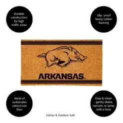 Evergreen University Of Arkansas Logo Turf Mat, Brown- 28 X 16 Inches Indoor Outdoor Doormat -Evergreen Store GUEST 29c948f2 6035 4be3 8d34 f4ccc5d2745d