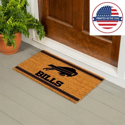 Evergreen Buffalo Bills Logo Turf Mat, Brown- 28 X 16 Inches Indoor Outdoor Doormat 7 Evergreen Buffalo Bills Logo Turf Mat, Brown- 28 X 16 Inches Indoor Outdoor Doormat - Image 5