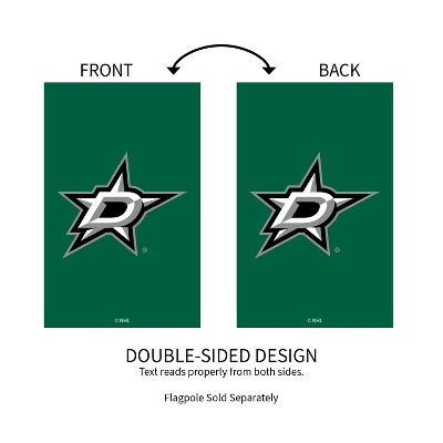 Evergreen NHL Dallas Stars Applique House Flag 28 X 44 Inches Outdoor Decor For Homes And Gardens 5 Evergreen NHL Dallas Stars Applique House Flag 28 X 44 Inches Outdoor Decor For Homes And Gardens - Image 3