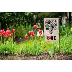 Evergreen Flag Paw Prints Heart Garden Burlap Flag 14 Evergreen Flag Paw Prints Heart Garden Burlap Flag -Evergreen Store GUEST 30066868 1abc 4fcb 93df da69aa324a0f