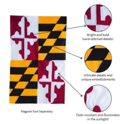 Evergreen Flag Maryland State Flag House Applique Flag -Evergreen Store GUEST 3bb4ca7f cf81 4efa a853 5b34b18fcb60