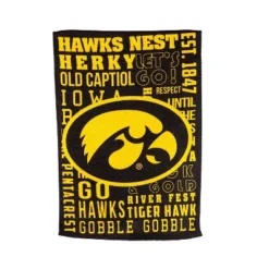 Evergreen Embossed Suede Flag, House Size, University Of Iowa -Evergreen Store GUEST 3fb85cfb 4cf7 4578 bbb3 ec843dd1ead8