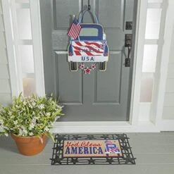 Evergreen Indoor Outdoor Patriotic 4th Of July Bundle Set Of 4 - Door Hanger Door Decor Truck Sassafras Doormat Frame And Sassafras Insert 16 Evergreen Indoor Outdoor Patriotic 4th Of July Bundle Set Of 4 - Door Hanger Door Decor Truck Sassafras Doormat Frame And Sassafras Insert -Evergreen Store GUEST 4240b57d 3722 4a01 bda8 72993d5b4360