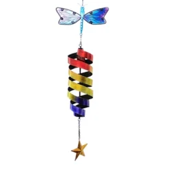 Home & Garden Garden Friends Wind Twirle - One Twirler 31.0 Inches - Rainbow Colors Yard Decor - - Metal - Multicolored -Evergreen Store GUEST 49735eef 8cfd 41ef 9c86 30b07d2ebc26