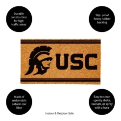 Evergreen University Of Southern California Logo Turf Mat, Brown- 28 X 16 Inches Indoor Outdoor Doormat -Evergreen Store GUEST 49cf50ae d0c7 418c b412 b5905d05cf4e