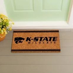 Evergreen Kansas State University Logo Turf Mat, Brown- 28 X 16 Inches Indoor Outdoor Doormat -Evergreen Store GUEST 4cf41ece 85dc 49fd 8f77 9da618b29d21