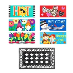 Evergreen 4-Season Sassafras Mats, Set Of 6, Whimsical -Evergreen Store GUEST 4d21ea09 8150 4275 ae6e 8eb8279c7fbe