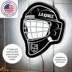 Evergreen Ultra-Thin Edgelight LED Wall Decor, Helmet, Los Angeles Kings- 15.6 X 19 Inches Made In USA -Evergreen Store GUEST 4e9417ea 419b 4840 9e81 c698002d1cdf