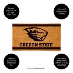Evergreen Oregon State University Logo Turf Mat, Brown- 28 X 16 Inches Indoor Outdoor Doormat -Evergreen Store GUEST 4f19e4fa 6dbd 45da a76d 2d968eda679a