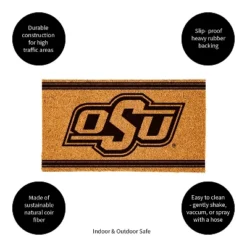 Evergreen Oklahoma State University Logo Turf Mat, Brown- 28 X 16 Inches Indoor Outdoor Doormat -Evergreen Store GUEST 523ac50a fb5a 4ffb af2e 8f030d9ad232