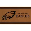 Evergreen Philadelphia Eagles Logo Turf Mat, Brown- 28 X 16 Inches Indoor Outdoor Doormat