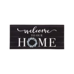 Evergreen Eucalyptus Welcome Sassafras Switch Mat