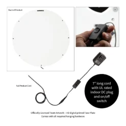 Evergreen Ultra-Thin Edgelight LED Wall Decor, Round, Colorado Avalanche- 23 X 23 Inches Made In USA -Evergreen Store GUEST 54f35c86 4042 47da b98f 256c43871e6e 10