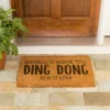 Evergreen Doorbell Broken Yell "Ding-Dong Really Loud Indoor Outdoor Doormat 1'4"x2'4" Brown -Evergreen Store GUEST 559c5eaa 993d 4a2a a543 942db13ab8e3