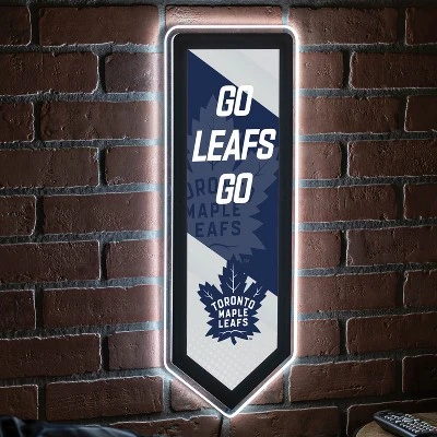 Evergreen Ultra-Thin Glazelight LED Wall Decor, Pennant, Toronto Maple Leafs- 9 X 23 Inches Made In USA 7 Evergreen Ultra-Thin Glazelight LED Wall Decor, Pennant, Toronto Maple Leafs- 9 X 23 Inches Made In USA - Image 5
