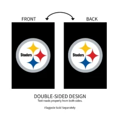 Evergreen NFL Pittsburgh Steelers Applique House Flag 28 X 44 Inches Outdoor Decor For Homes And Gardens 10 Evergreen NFL Pittsburgh Steelers Applique House Flag 28 X 44 Inches Outdoor Decor For Homes And Gardens -Evergreen Store GUEST 5811c313 bfb3 435d 9d90 56abfec44ebf