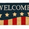 Evergreen Patriotic Stripes Indoor Outdoor Natural Coir Doormat 1'4"x2'4" Multicolored 1 Evergreen Patriotic Stripes Indoor Outdoor Natural Coir Doormat 1'4"x2'4" Multicolored -Evergreen Store GUEST 5826203d 2155 4d74 8c9c c6ae93962cee