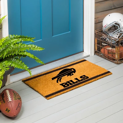 Evergreen Buffalo Bills Logo Turf Mat, Brown- 28 X 16 Inches Indoor Outdoor Doormat 6 Evergreen Buffalo Bills Logo Turf Mat, Brown- 28 X 16 Inches Indoor Outdoor Doormat - Image 4