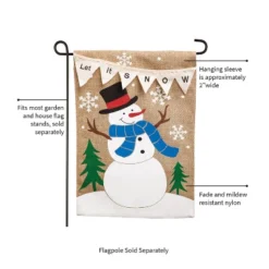 Evergreen Let It Snow Garden Burlap Flag 12.5 X 18 Inches Indoor Outdoor Decor 8 Evergreen Let It Snow Garden Burlap Flag 12.5 X 18 Inches Indoor Outdoor Decor -Evergreen Store GUEST 5e967fb6 6ec6 4972 b8c6 2cea0b00a912