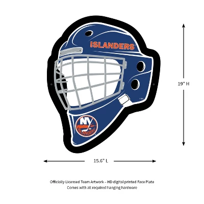 Evergreen Ultra-Thin Edgelight LED Wall Decor, Helmet, New York Islanders- 15.6 X 19 Inches Made In USA 3 Evergreen Ultra-Thin Edgelight LED Wall Decor, Helmet, New York Islanders- 15.6 X 19 Inches Made In USA