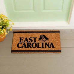 Evergreen East Carolina University Logo Turf Mat, Brown- 28 X 16 Inches Indoor Outdoor Doormat -Evergreen Store GUEST 60e2693f e031 4244 96d7 038b9a3b3973