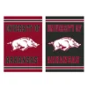 Evergreen Embossed Suede Flag, House Size, University Of Arkansas -Evergreen Store GUEST 62f5d475 fe96 48a1 ad88 f6120ac4d45e