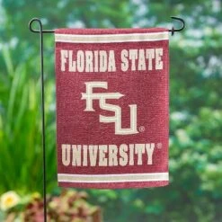Evergreen Embossed Suede Flag, GDN Size, Florida State University -Evergreen Store GUEST 666c06f9 5604 4d5f 8e33 8976218da5f4