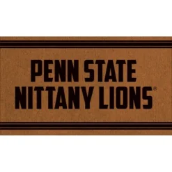 Evergreen Pennsylvania State University Logo Turf Mat, Brown- 28 X 16 Inches Indoor Outdoor Doormat