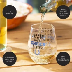 Evergreen Indianapolis Colts, 17oz Boxed Stemless Wine 9 Evergreen Indianapolis Colts, 17oz Boxed Stemless Wine -Evergreen Store GUEST 7962b323 962f 4c28 baa6 4cff3930c6ef