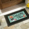 Evergreen Indoor Outdoor Doormat Bundle Set Of 5 - Frame And 4 Welcome Seasonal Inserts Spring Summer Fall And Winter -Evergreen Store GUEST 7b63bace 46f3 49b4 8033 3360b7bf0527
