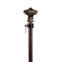 Evergreen Pagoda Interchangeable Finial, Bronze- 3.25x2.25x2.25 In Durable Hardware For Flags