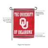 Evergreen Embossed Suede Flag, GDN Size, University Of Oklahoma