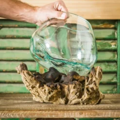 Evergreen Glass Planter On Driftwood -Evergreen Store GUEST 81738de2 6ba7 407e b8ea 164100ee32ae