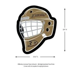 Evergreen Ultra-Thin Edgelight LED Wall Decor, Helmet, Anaheim Ducks- 15.6 X 19 Inches Made In USA