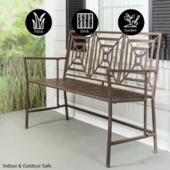 Evergreen Bronze Square Back Garden Bench 10 Evergreen Bronze Square Back Garden Bench -Evergreen Store GUEST 895ba5f6 0033 4d3f b16f 9a1632e296d7